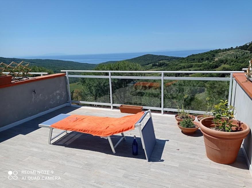 Vista Sulle Isole Dell'Arcipelago Toscano Nibbiaia Extérieur photo